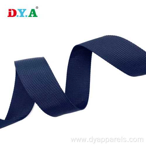 Durable 4 cm navy nylon webbing for bag